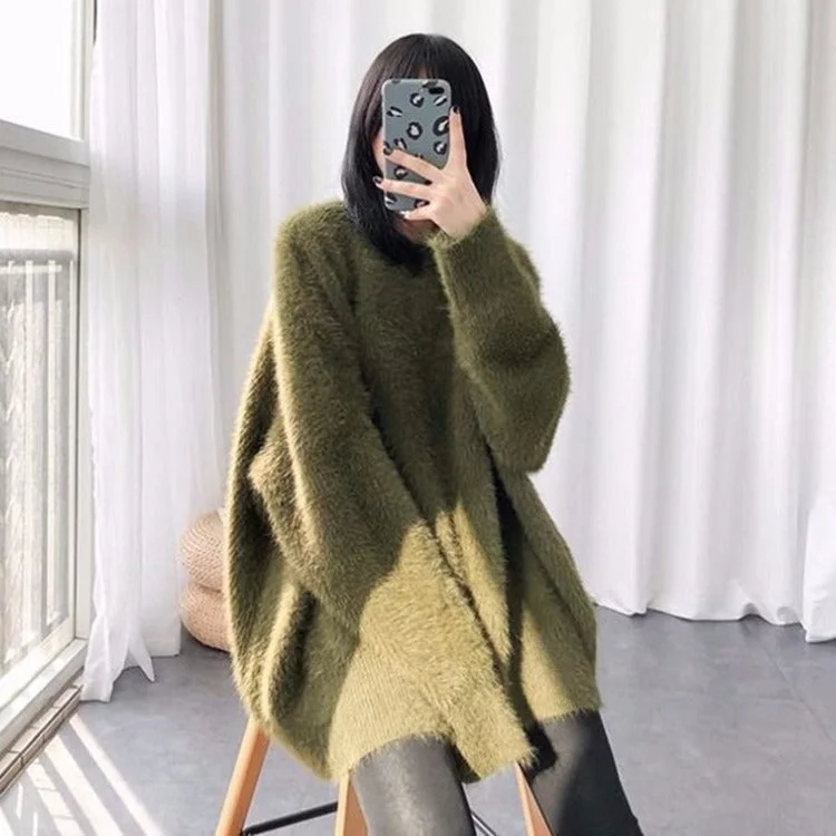 Thick Velvet Warm Knitting Sweaters Tops for Women Open Front Closed Front Wrap Front Thick Velvet Warm Knitting Sweaters Tops for Women Open Front Closed Front Wrap Front
