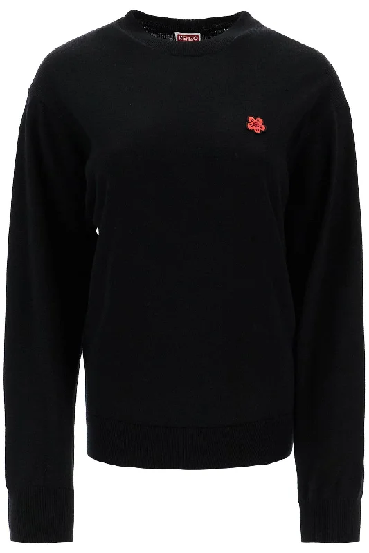 Boke Flower Pullover Batwing Sleeve Top