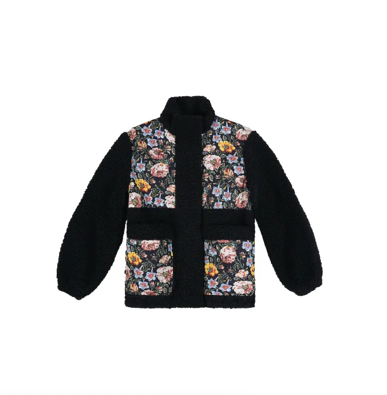 Liv Jacket Notch Collar Jacket Peter Pan Collar Jacket Cowl Neck Jacket