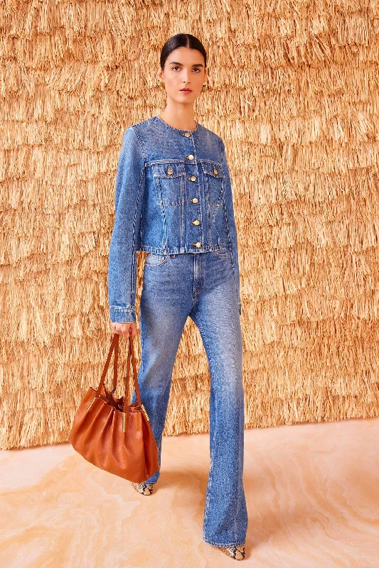 Ulla Johnson - Sabine Jacket in Danube denim Jacket Blazer Coat