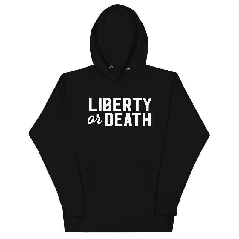 Liberty or Death Unisex Pullover  Hoodie Boat Neck Sweater