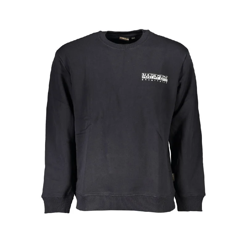 Black Cotton Men Sweater Open Front Closed Front Wrap Front