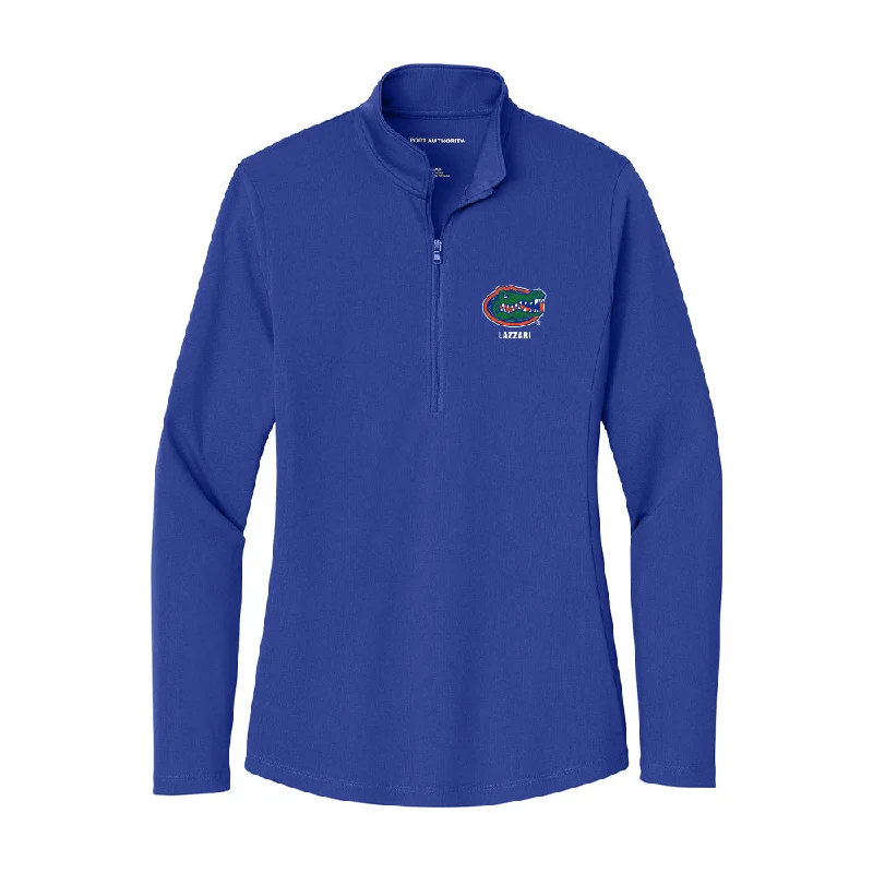 Florida - NCAA Women's Gymnastics : Ellie Lazzari - Women's Lightweight Quarter Zip Jacket Mesh Jacket Canvas Jacket Denim Jacket