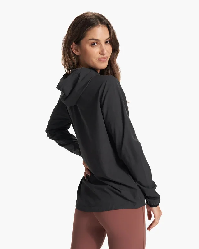 Outdoor Trainer Shell Zip Jacket in Black Heather