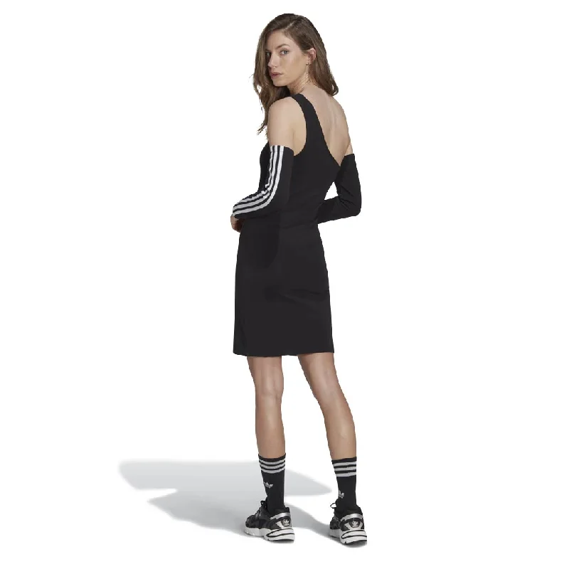 adidas - Women's Adicolor Trefoil Cutout Long Sleeve Dress (II6110)