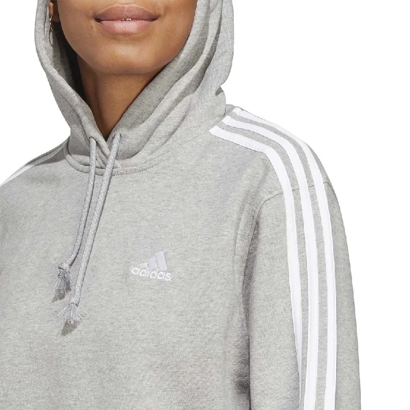 adidas - Women's Essentials 3 Stripes French Terry Crop Hoodie (IC9910)