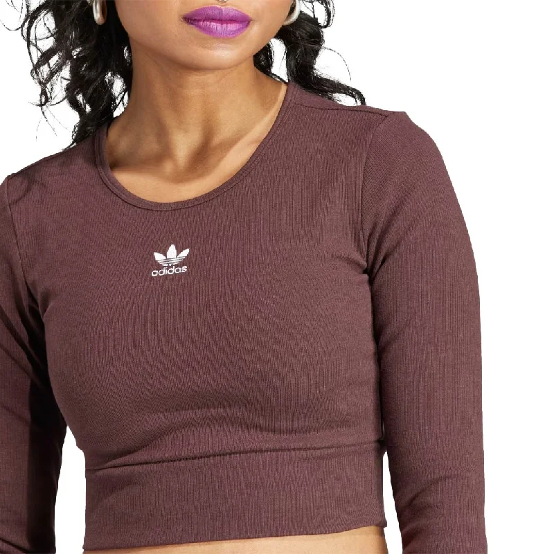 adidas - Women's Originals Essentials Rib Long Sleeve T-Shirt (IJ5385)