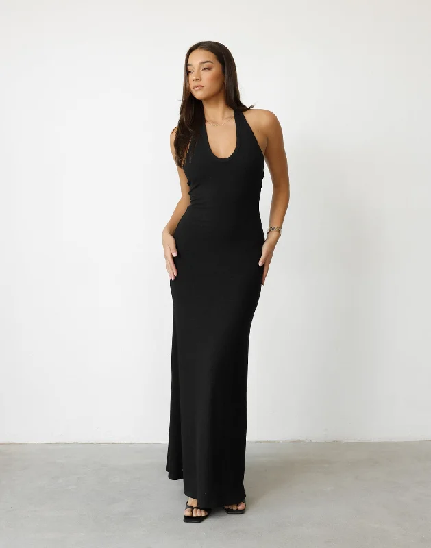 Arwen Maxi Dress (Black)