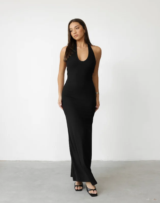 Arwen Maxi Dress (Black)