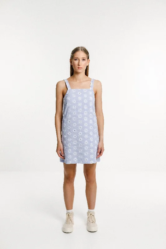 Audrey Dress - Sale - Sky Blue Daisy