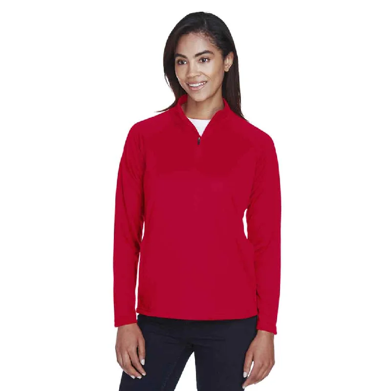 Devon & Jones - Women's 1/4 Zip Tech Shell Pullover (DG440W 52)