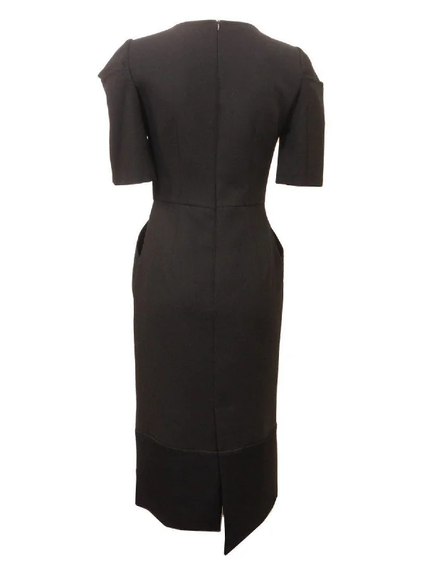 Kameya Black Sheath Dress