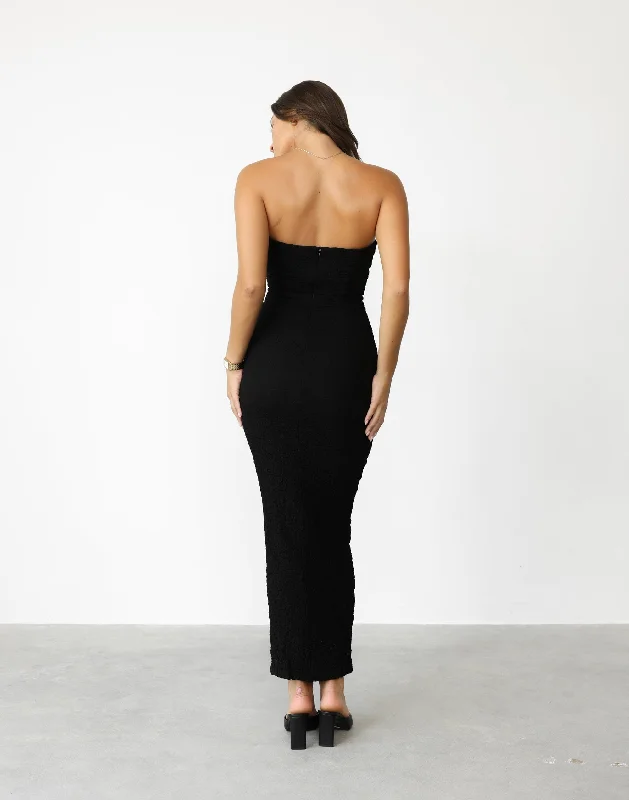 Korinna Maxi Dress (Black)