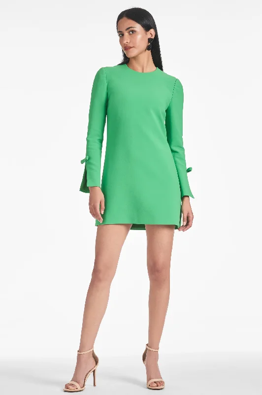 Lily Dress - Parrot Green