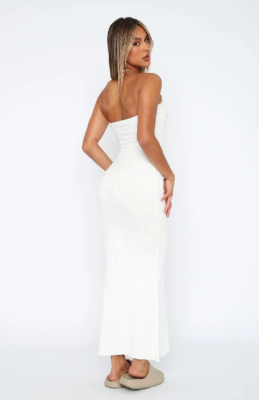 Love You For Life Maxi Dress White