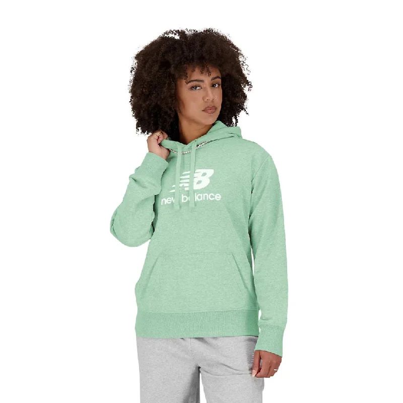 New Balance - Women's Essential Stacked Logo French Terry Hoodie (WT31533 SAE)