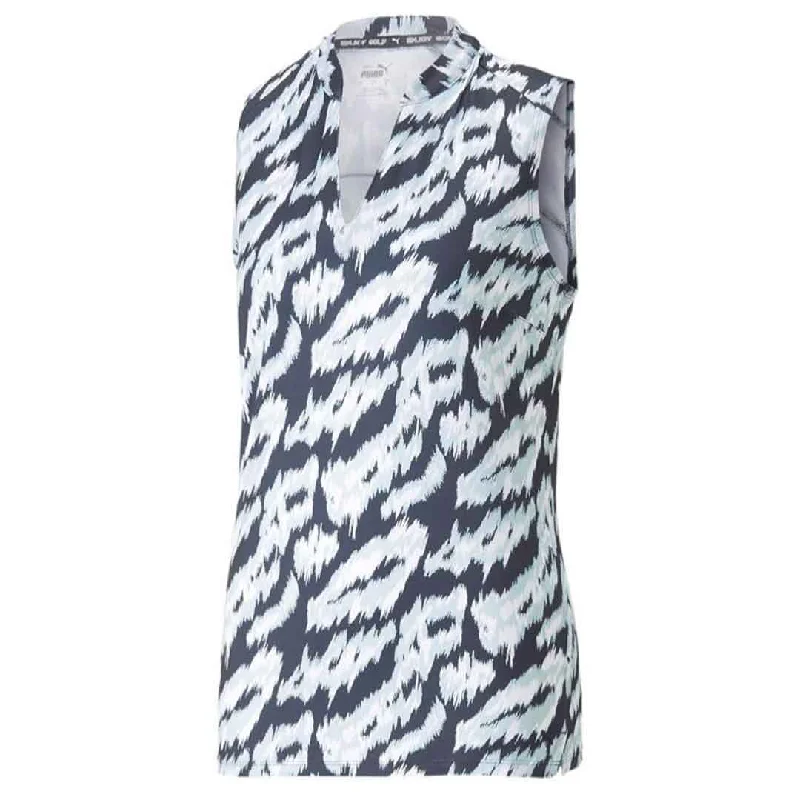 Puma - Women's MATTR Animal Sleeveless Polo (538999 02)