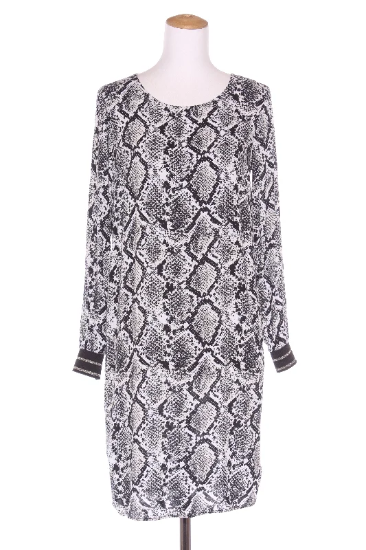 SOYA CONCEPT - Elastic cuff snakeskin print dress! 12