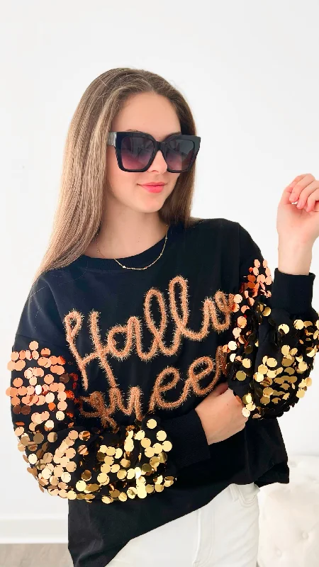 ""Hallow Queen"" Sequin Sweater