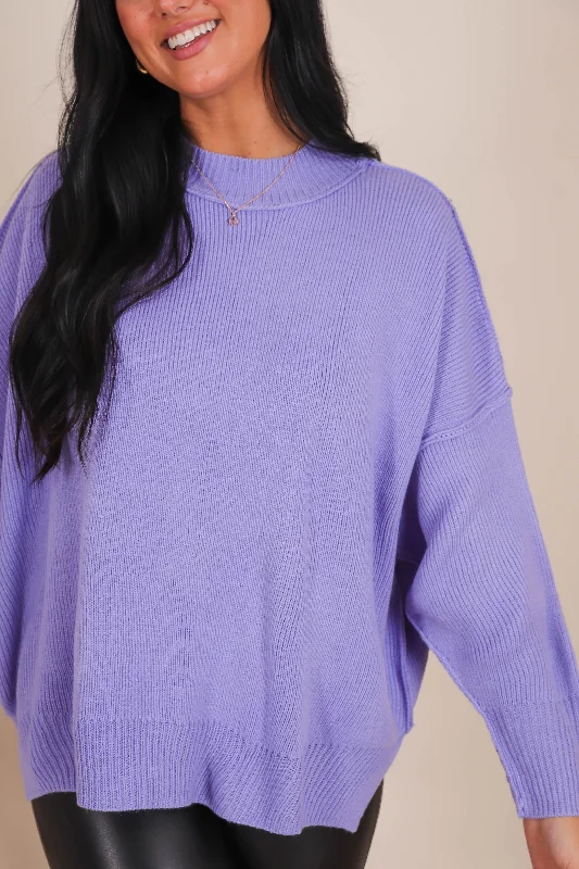 Find the Connection Sweater-Violet