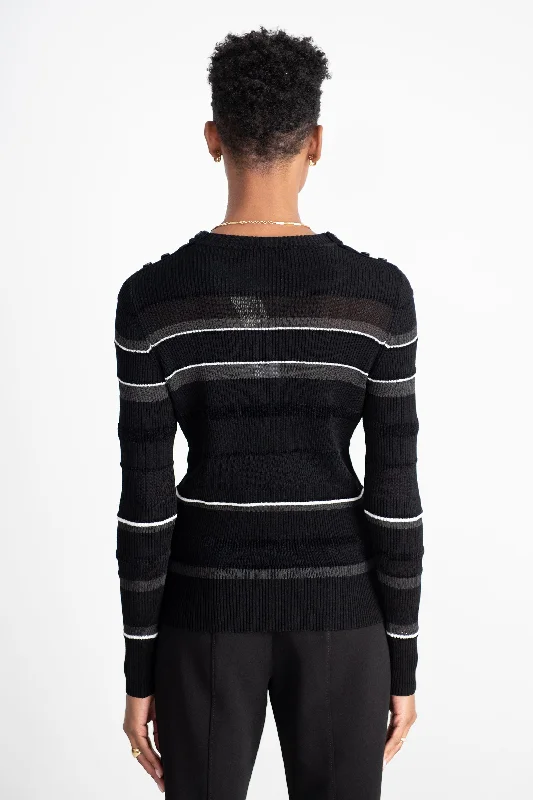 Judy Sweater, Black Multi