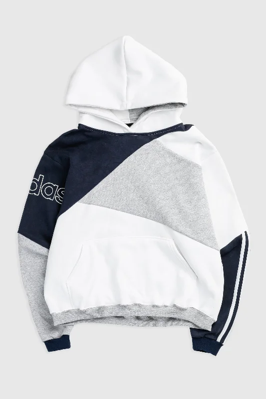 Rework Adidas Patchwork Sweatshirt - L