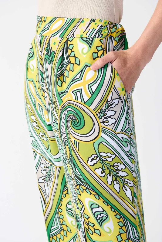 Joseph Ribkoff - 242010 Paisley Print Pant