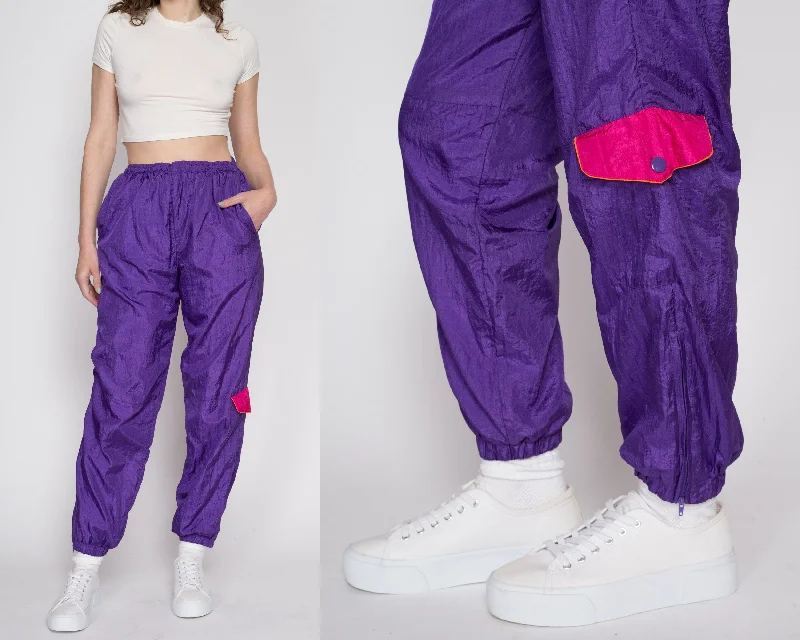 Medium 80s Purple Jogger Track Pants