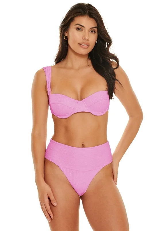 Monterey Full Coverage Bikini Bottom - Blushing Pink