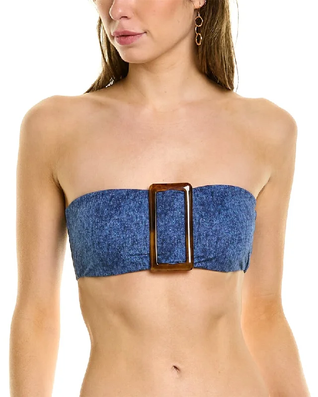 WeWoreWhat Buckle Bandeau Top