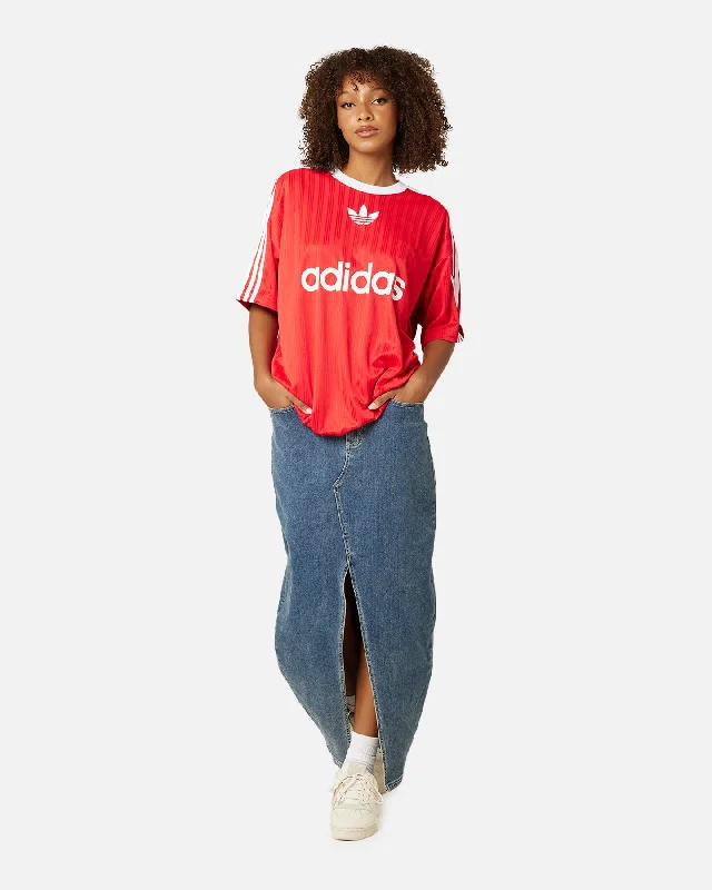 Adidas Adicolour T-Shirt Better Scarlet/White