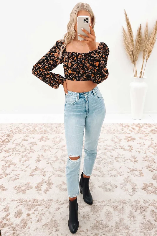 Cleo Floral Top Print