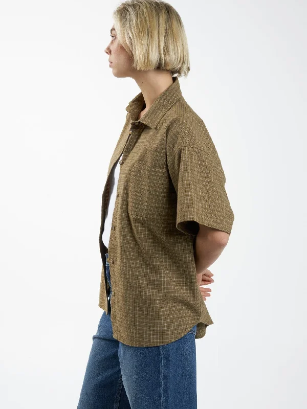 Dawson Plaid Shirt - Mustard Gold