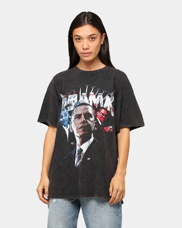 Goat Crew Obama Vintage Short Sleeve T-Shirt Black Wash