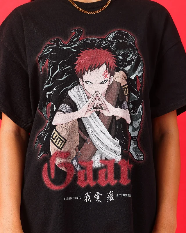 Goat Crew X Naruto Gaara Vintage T-Shirt Black Wash