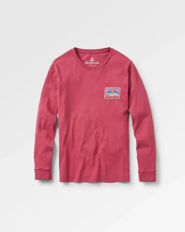 Golden Hour LS T-Shirt - Earth Red