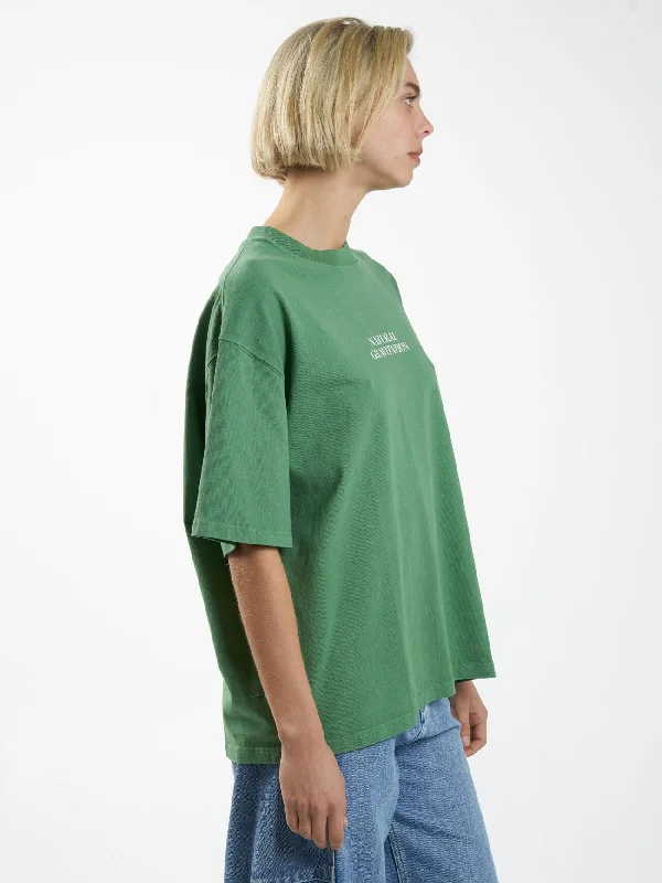 Gravitating Naturally Oversized Tee - Juniper Green