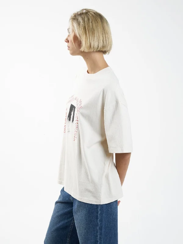 Healing Delusions Oversized Tee - Heritage White