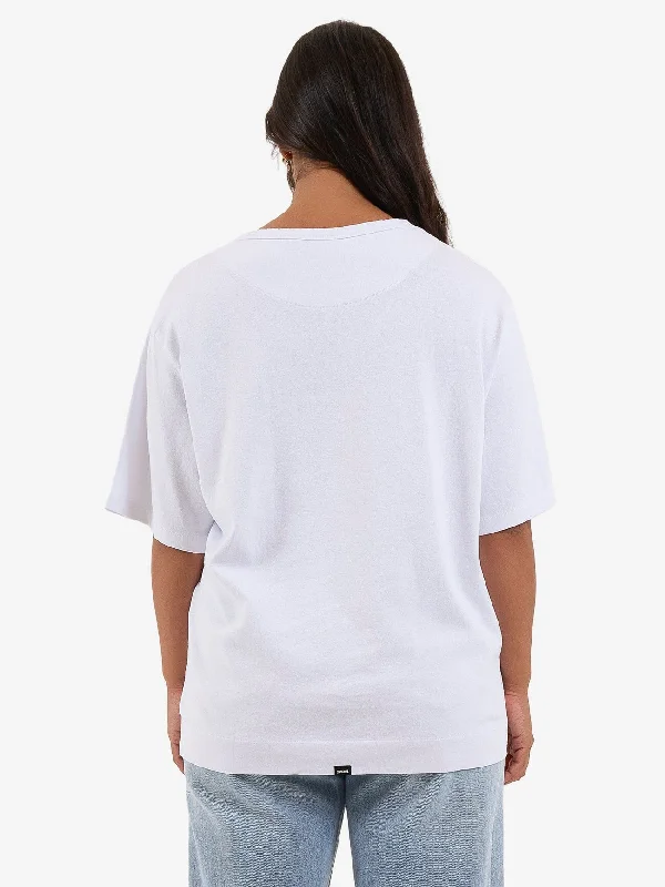 Hemp Box Tee - White