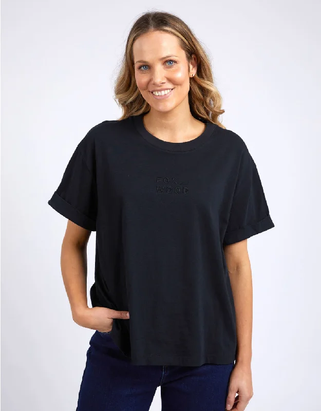 Huntleigh Oversized Tee - Black