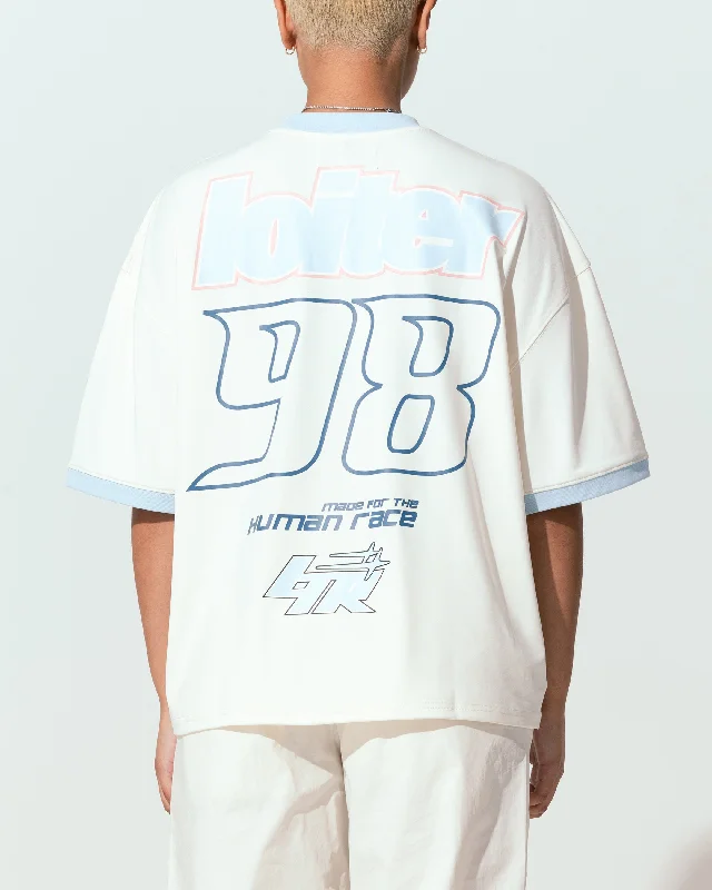 Loiter Tournament Jersey Off White/Blue