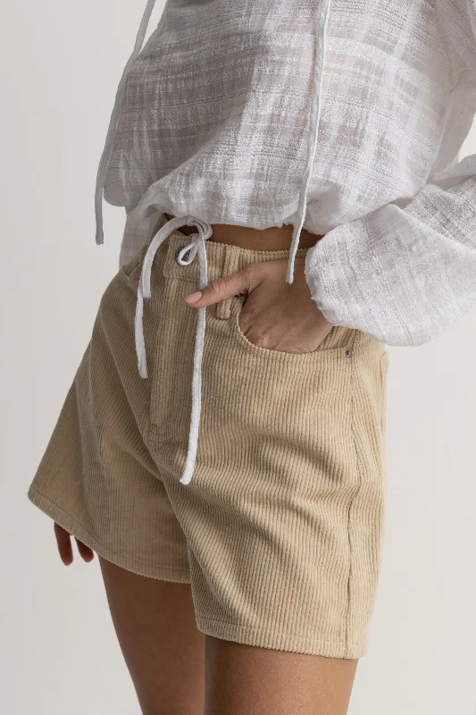 Corduroy  Staple Short Cream