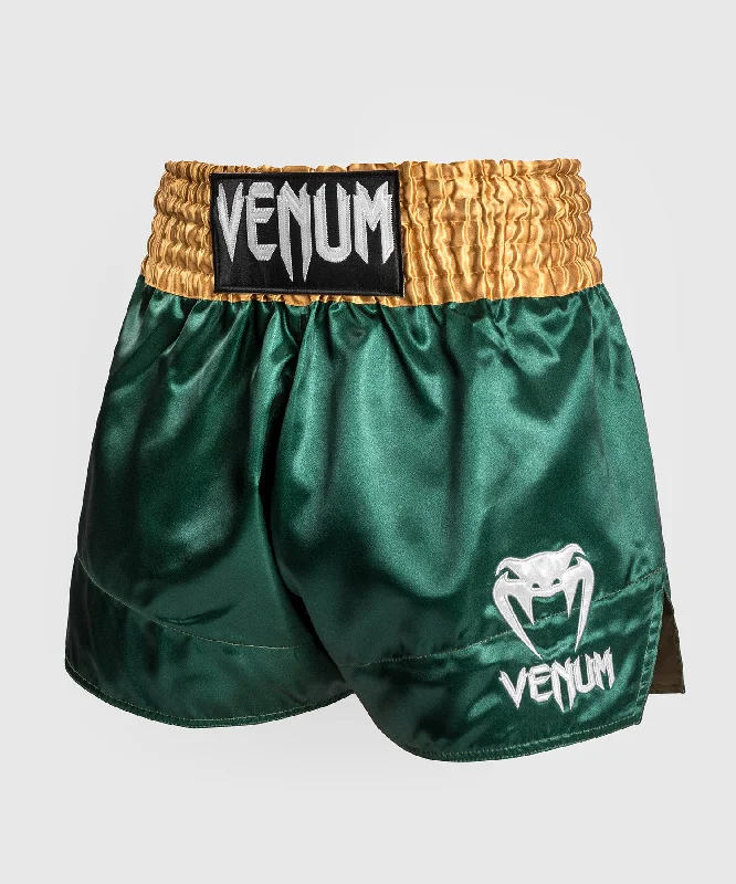 Venum Classic Muay Thaï Short - Green/Gold/White