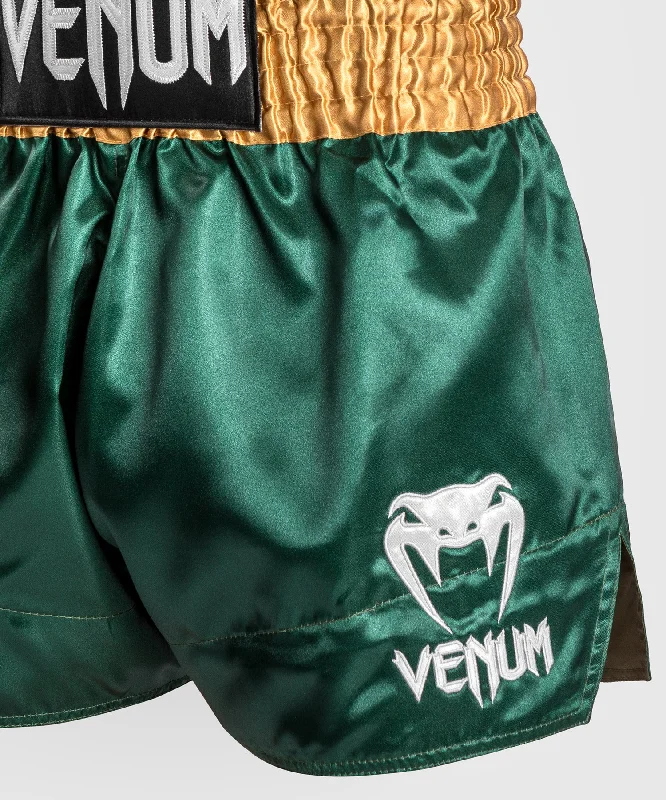 Venum Classic Muay Thaï Short - Green/Gold/White