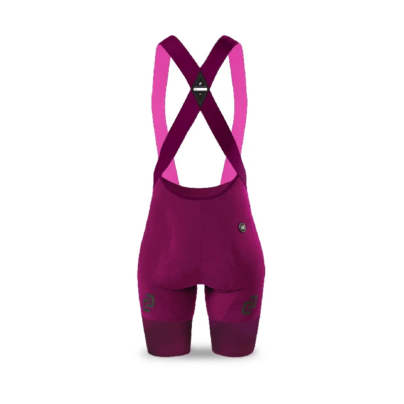 Women's Supremo Bib Shorts (Magenta)