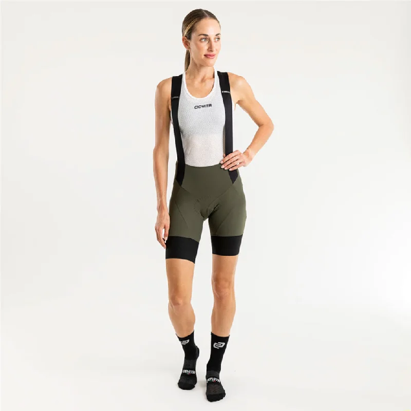 Women's Supremo Bib Shorts (Olive)