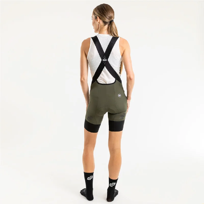 Women's Supremo Bib Shorts (Olive)