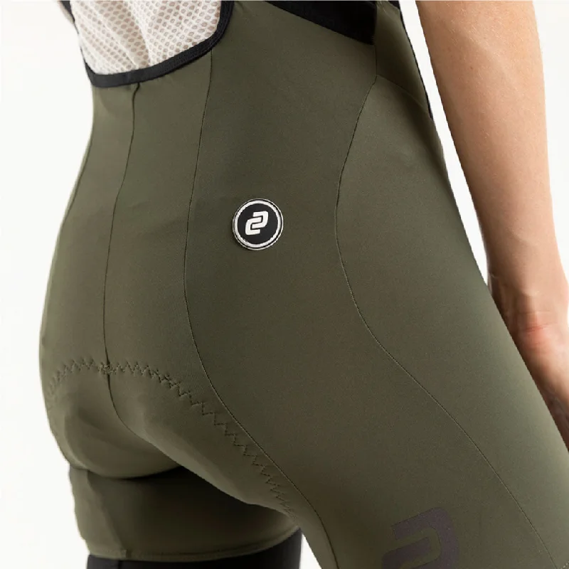 Women's Supremo Bib Shorts (Olive)