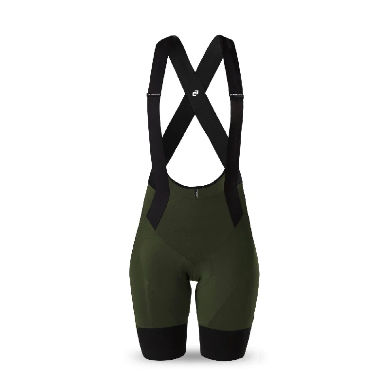 Women's Supremo Bib Shorts (Olive)