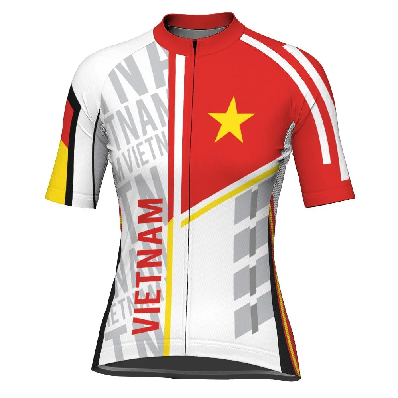 Vietnam Short Sleeve Cycling Jersey for Women